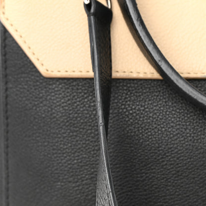 Louis Vuitton Soft Calfskin Lockme II Top Handle Vanille Black 21 of 23