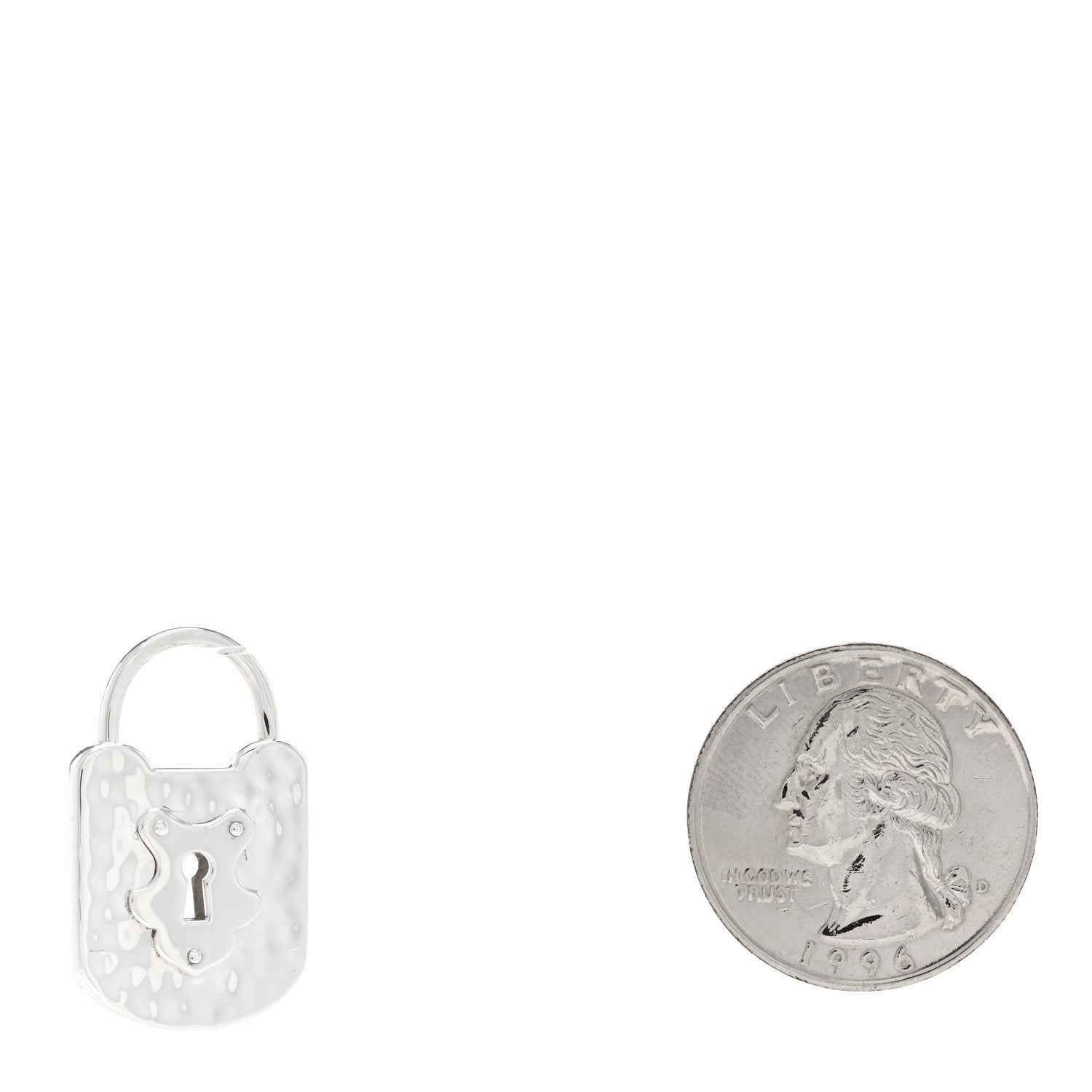 Tiffany Sterling Silver Padlock Pendant 2 of 3