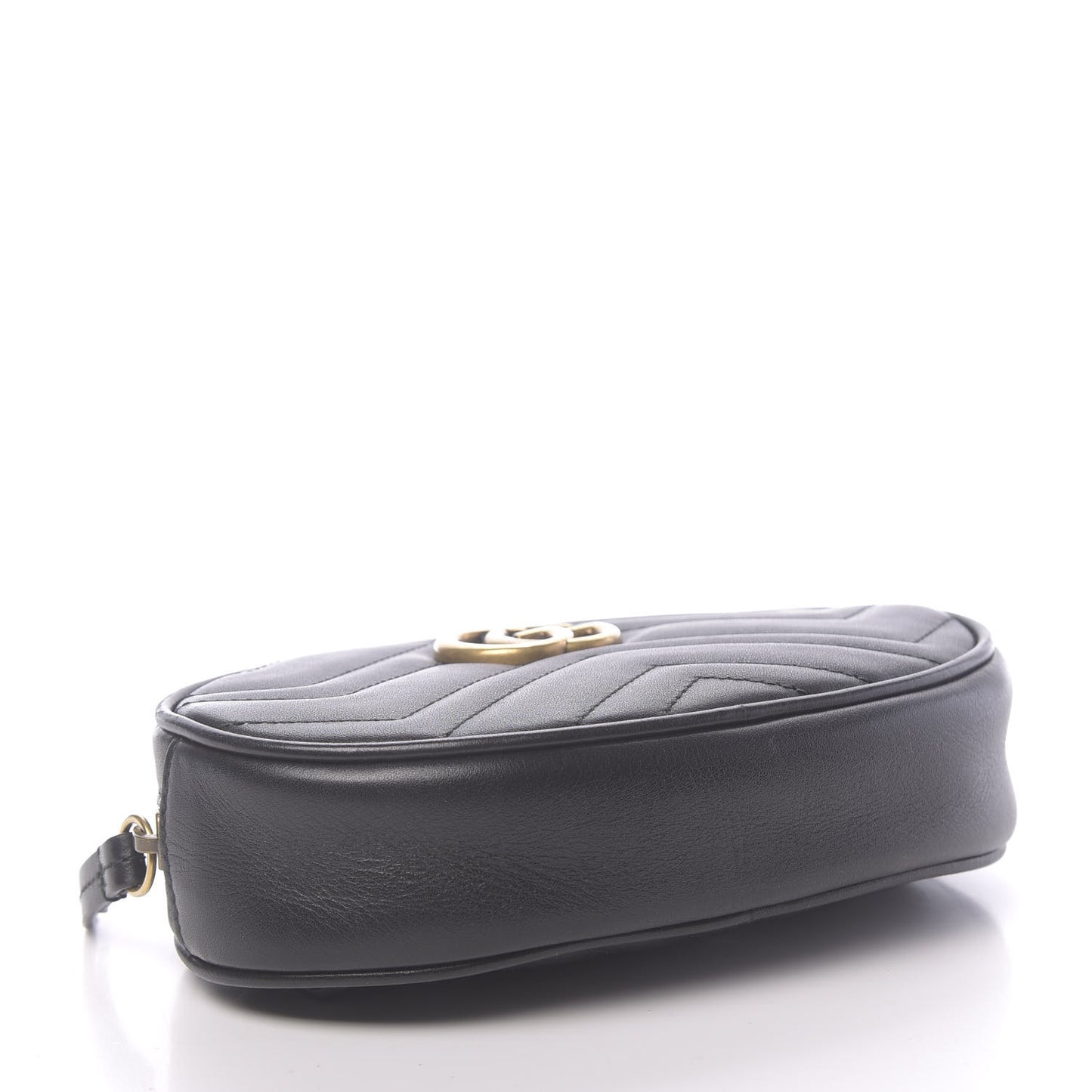 Calfskin Matelasse GG Marmont Belt Bag 75 30 Black