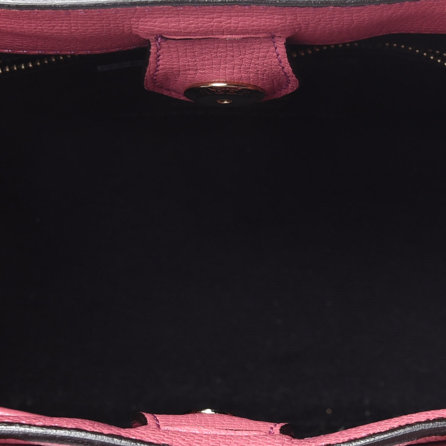 Burberry Grainy Calfskin House Check Small Banner Tote Mauve Pink 6 of 13