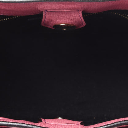 Burberry Grainy Calfskin House Check Small Banner Tote Mauve Pink 6 of 13