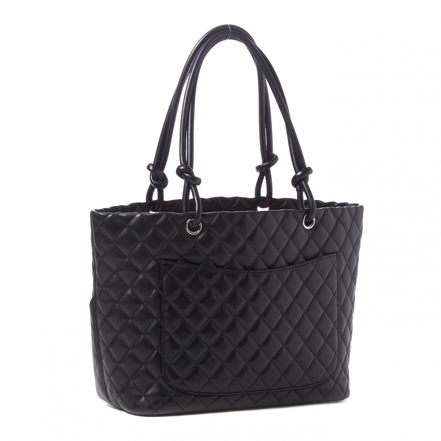 Chanel Calfskin Quilted Large Cambon Tote Black 2 of 9
