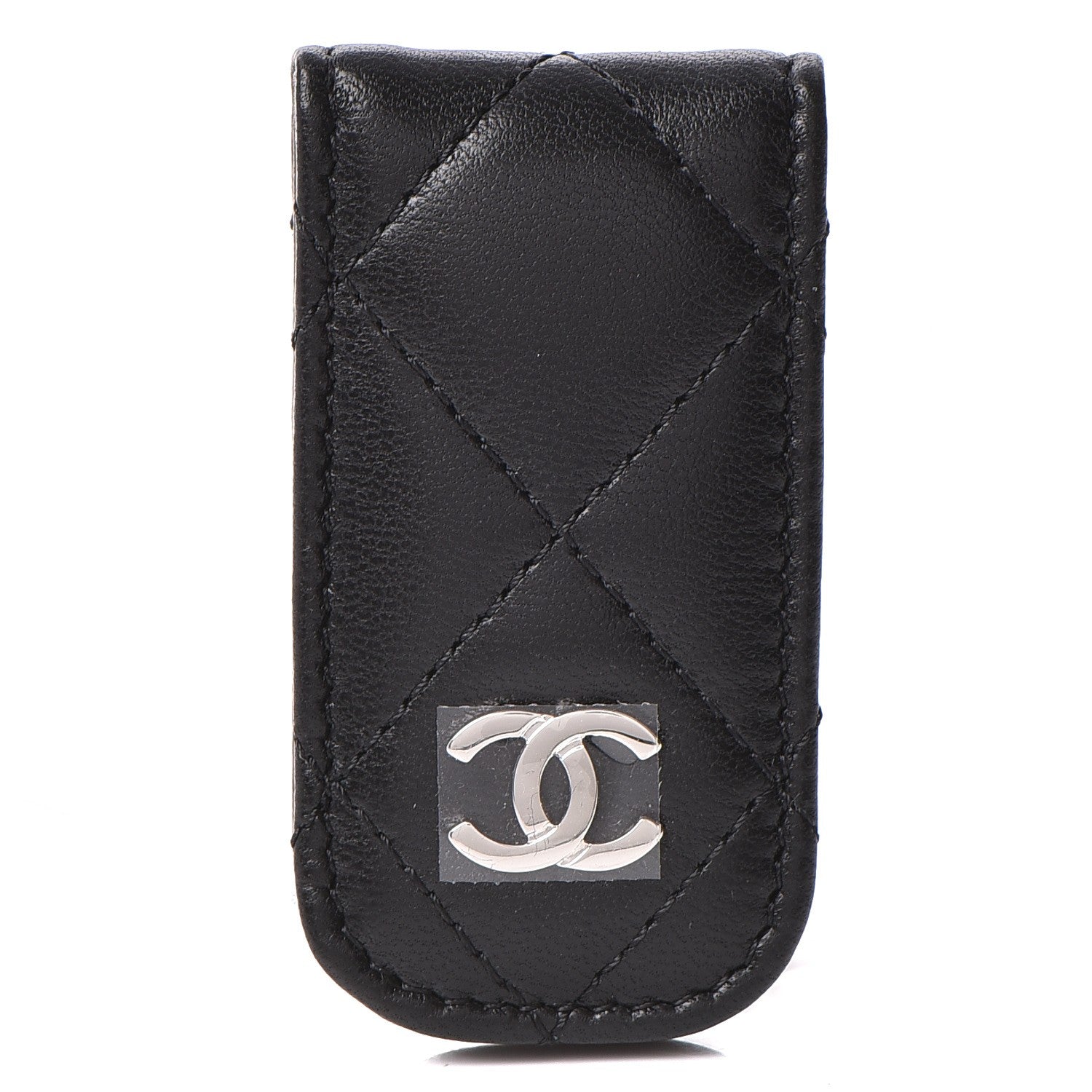 Chanel Lambskin Quilted Money Clip Black 1 of 8