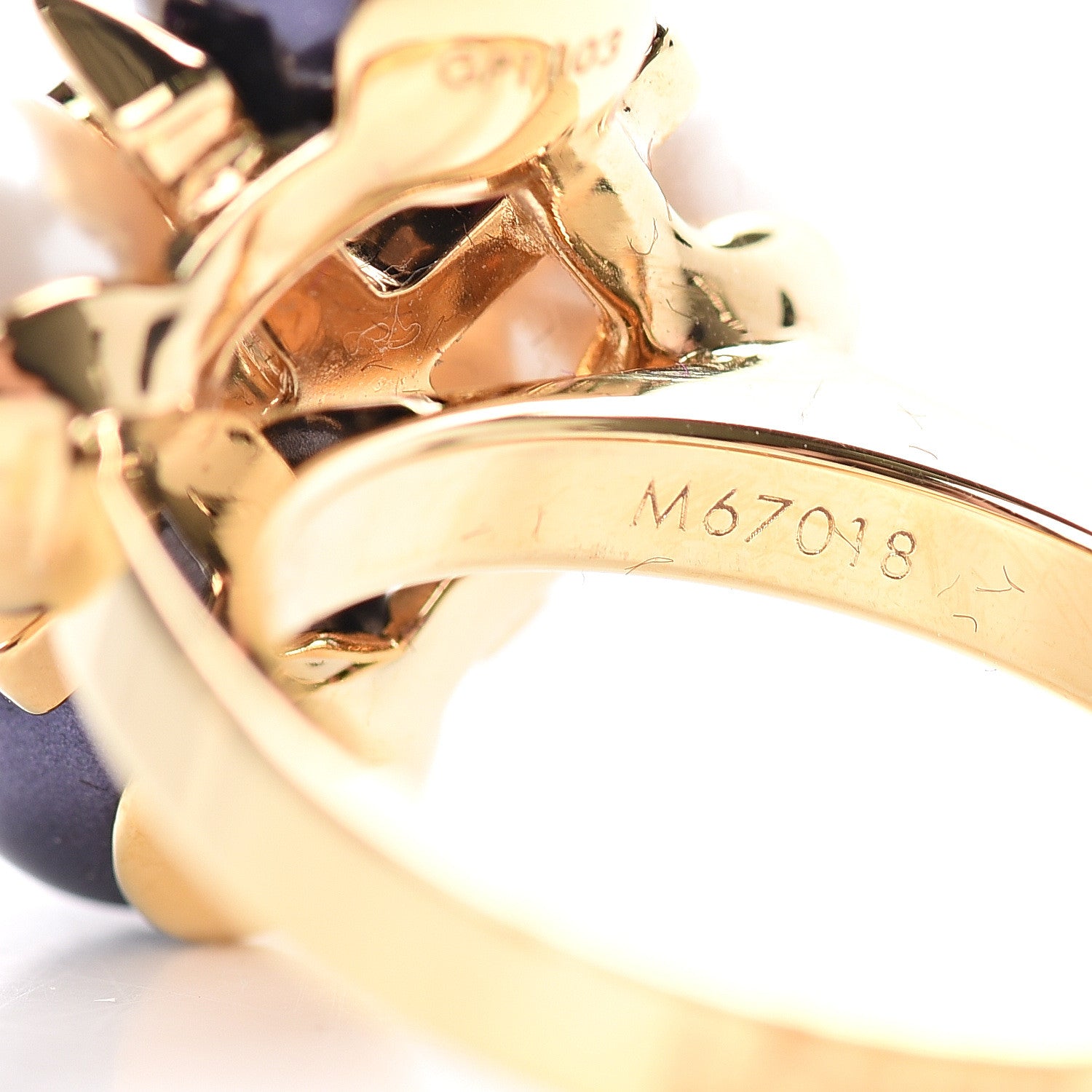 Louis Vuitton Pearl Cry Me A River Ring 6.5 5 of 7