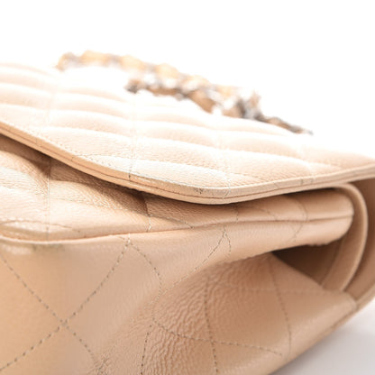 Chanel Caviar Quilted Jumbo Double Flap Beige Clair 13 of 14