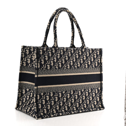 Christian Dior Oblique Medium Book Tote Blue Multicolor 3 of 10