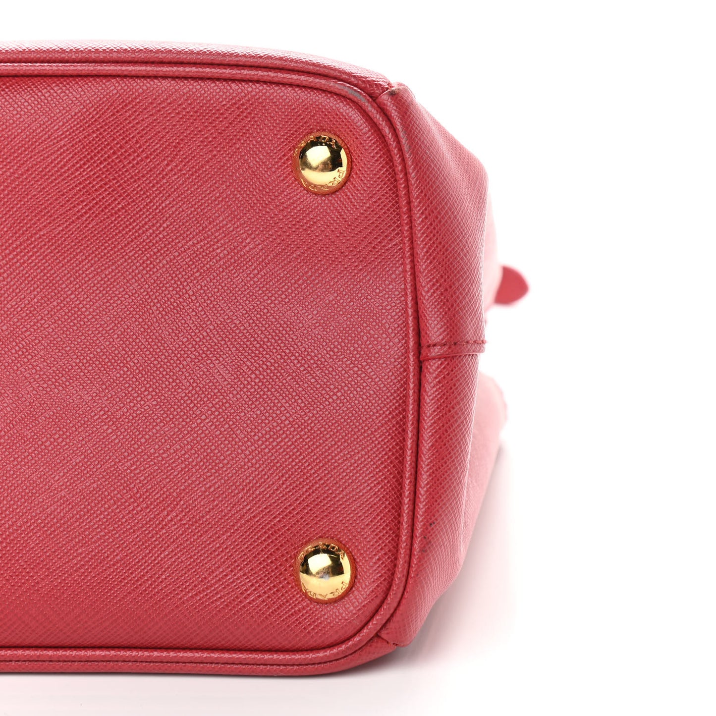 Saffiano Medium Galleria Double Zip Tote Fuoco