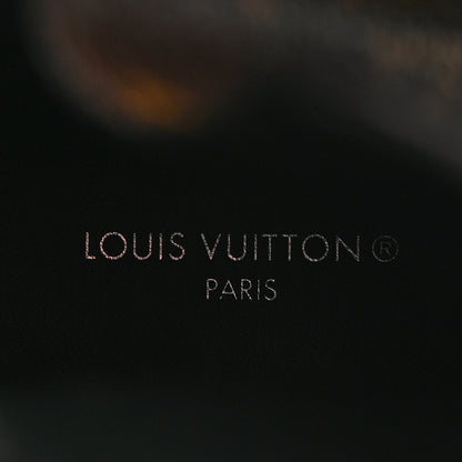 Louis Vuitton Calfskin Monogram Metropolis Flat Ranger Boots 41 Black 6 of 8