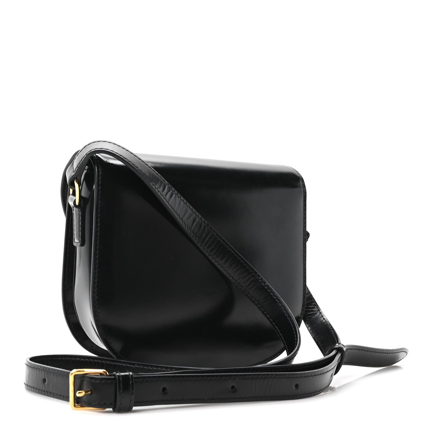 Celine Shiny Calfskin Teen Besace Black 3 of 10