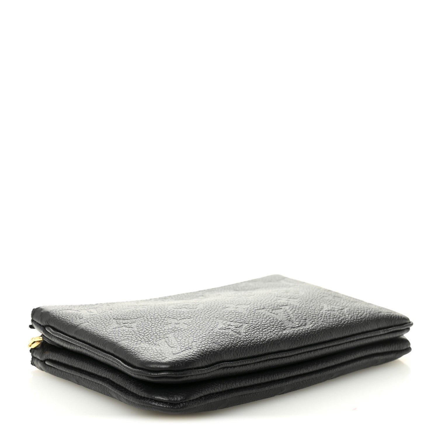 Louis Vuitton Empreinte Double Zip Pochette Black 4 of 10