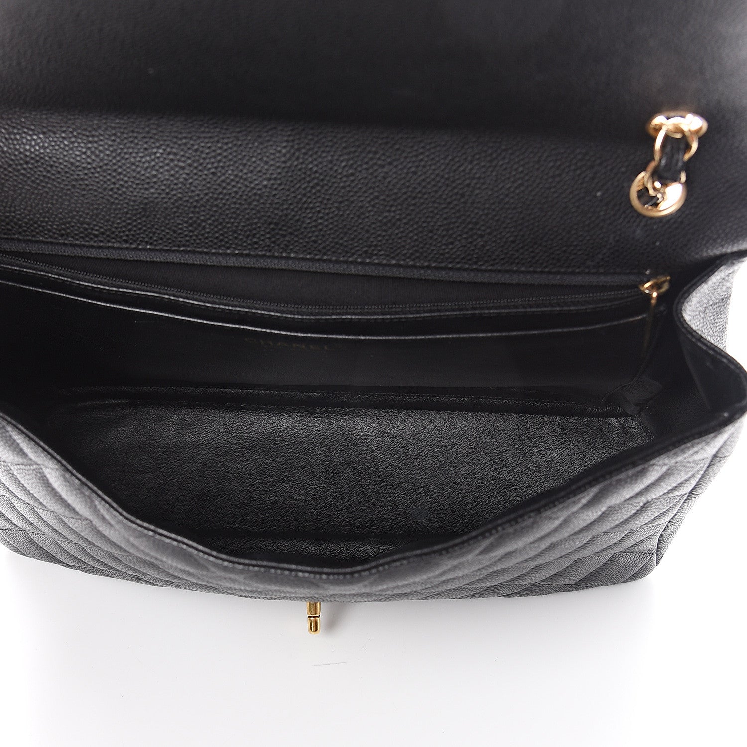Chanel Caviar Quilted Maxi Single Flap Black 4 of 9