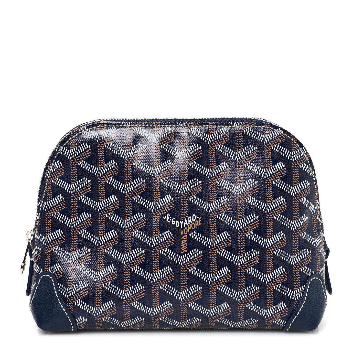 Goyardine Vendome Toiletry Pouch Navy