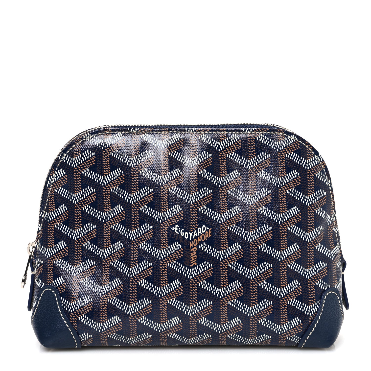 Goyard Goyardine Vendome Toiletry Pouch Navy 1 of 7