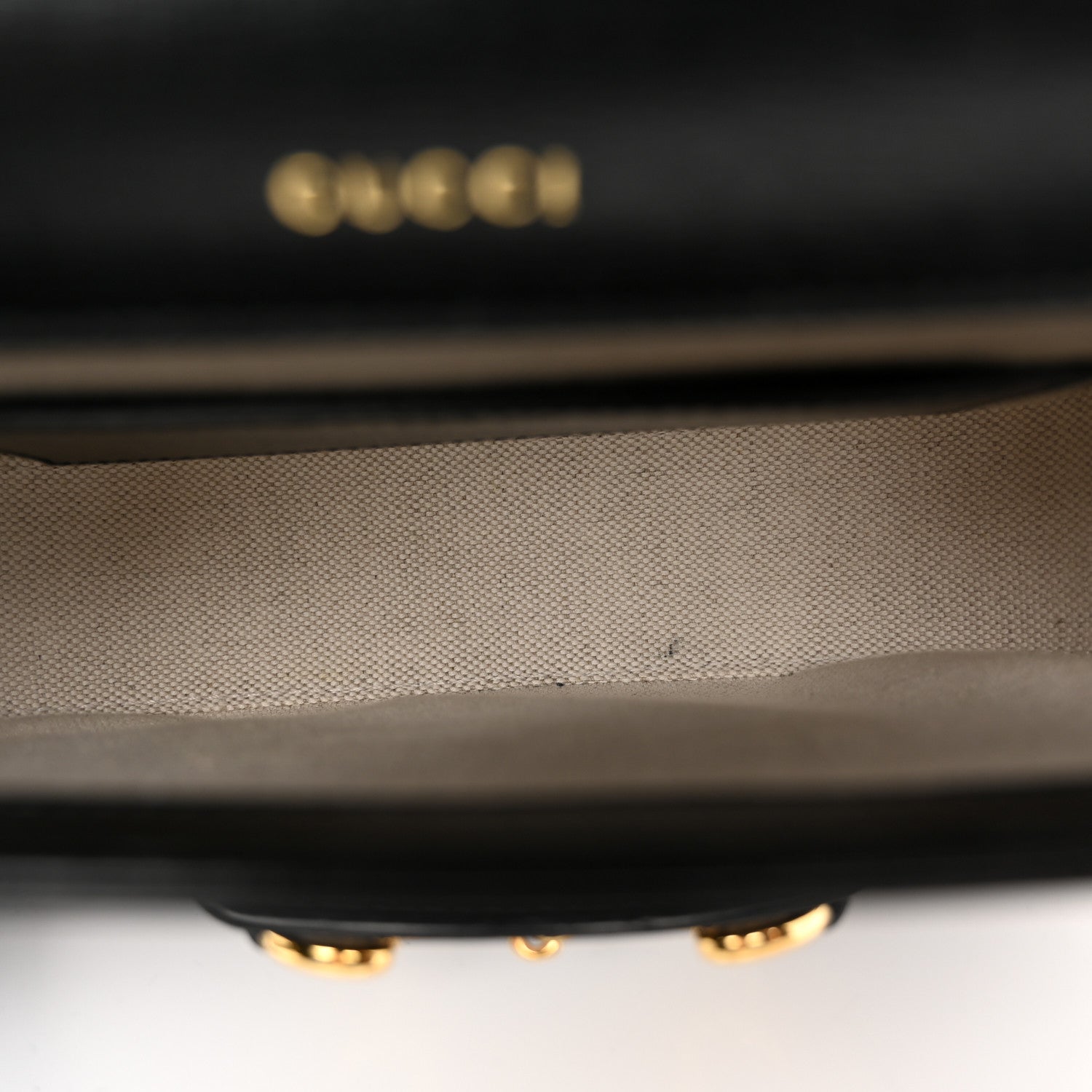 Gucci Azalea Calfskin Web Mini Horsebit 1955 Shoulder Bag Black 5 of 14