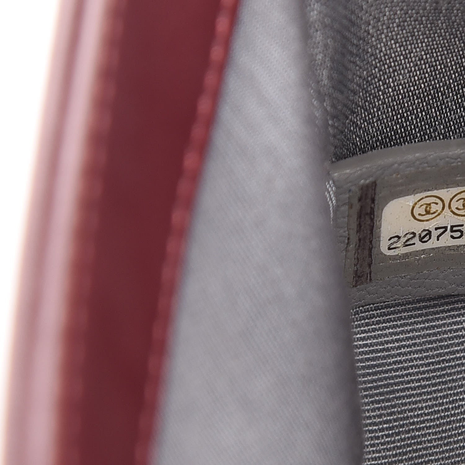 Chanel Calfskin Chevron Quilted Small Boy Flap Burgundy 7 of 7