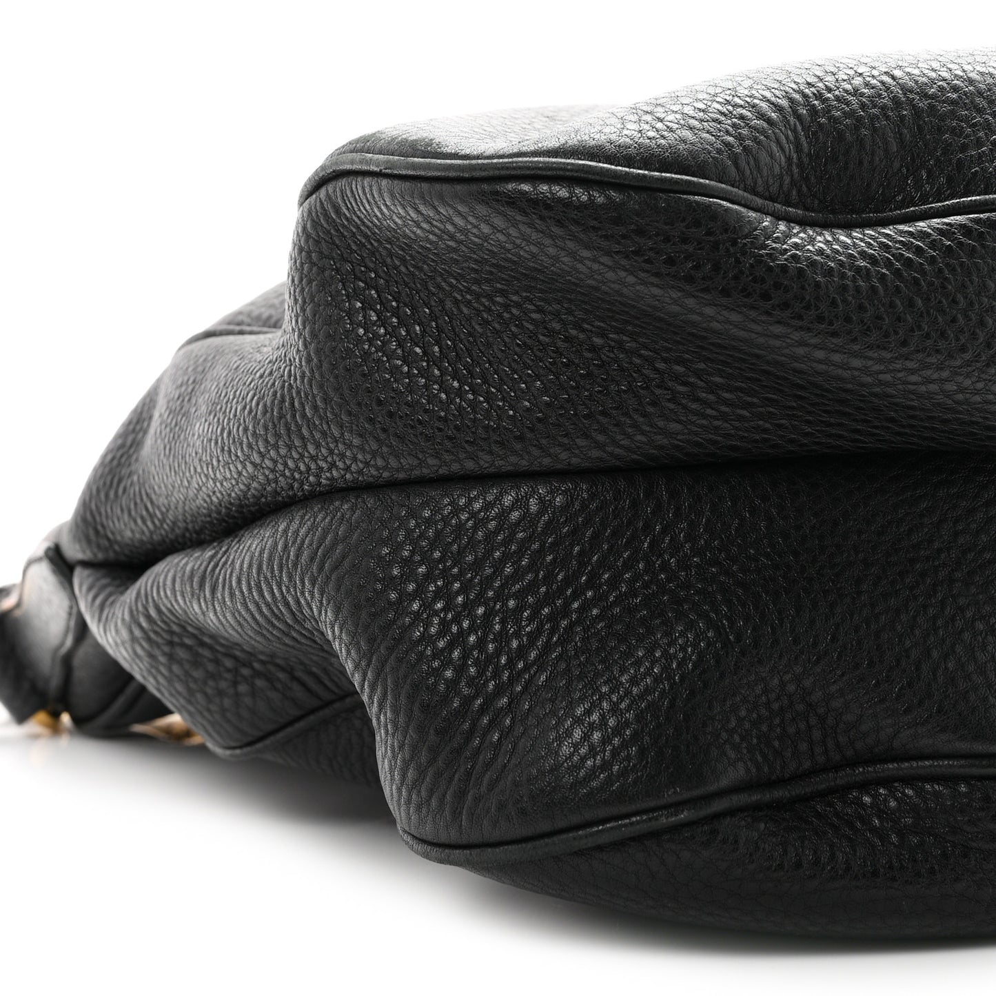 Vitello Daino Sacca Hobo Black