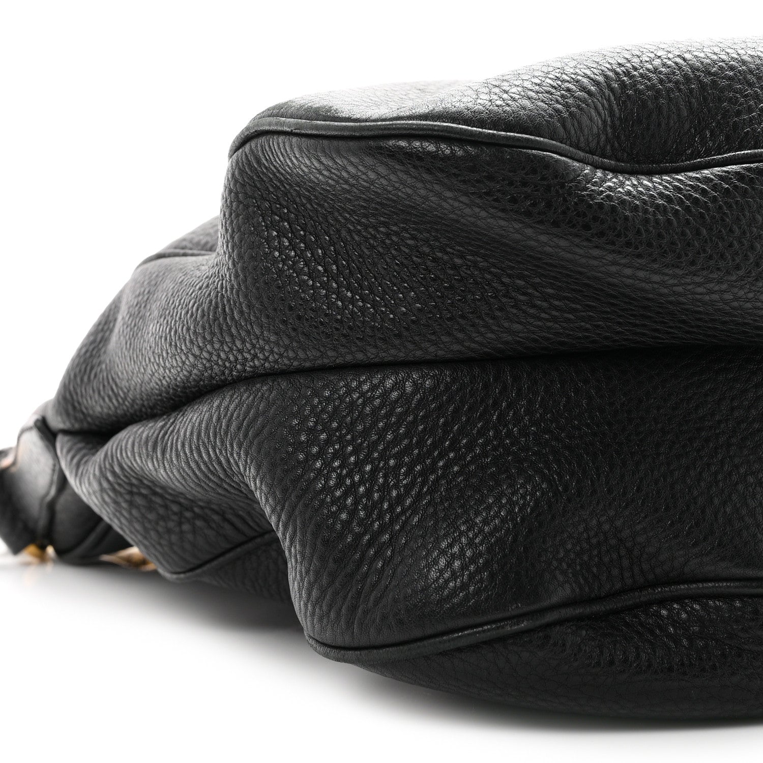 Prada Vitello Daino Sacca Hobo Black 9 of 10