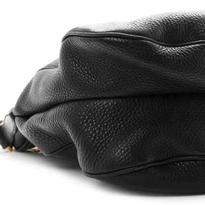 Prada Vitello Daino Sacca Hobo Black 9 of 10