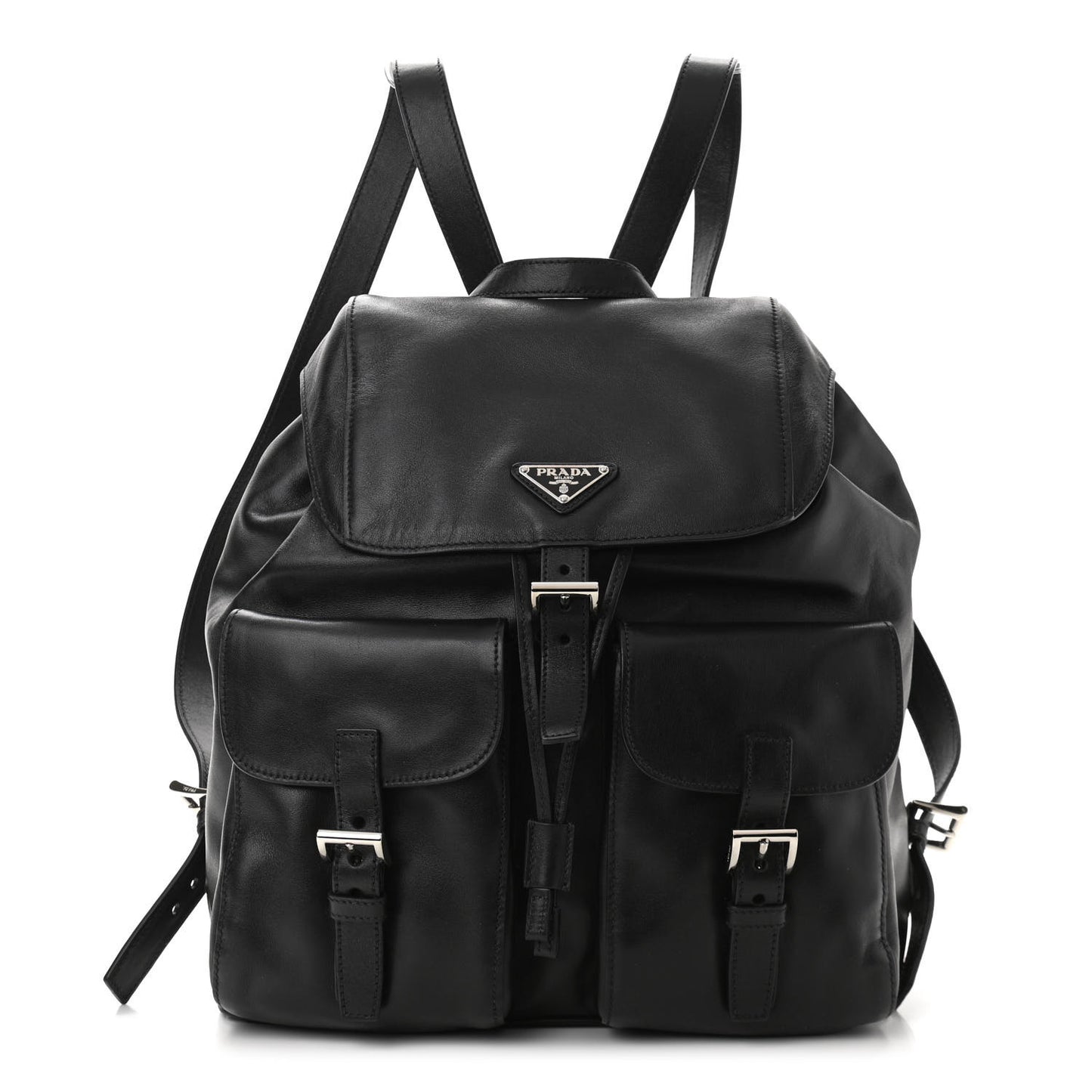 Calfskin Backpack Black
