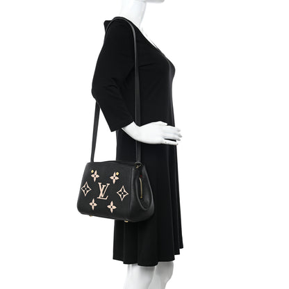 Louis Vuitton Empreinte Monogram Giant Montaigne BB Black Beige 2 of 11