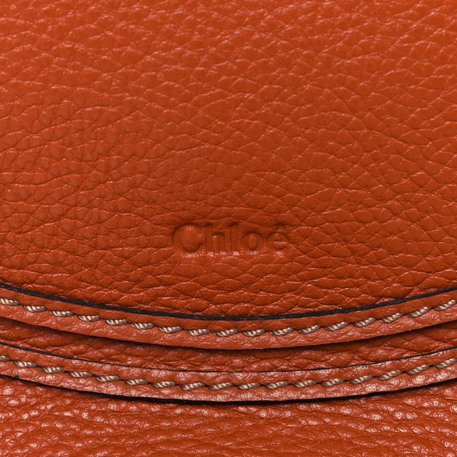 Chloe Calfskin Medium Marcie Round Crossbody Bag Tan 7 of 11