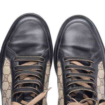 Gucci GG Supreme Monogram Mens Common High Top Sneakers 9.5 5 of 10