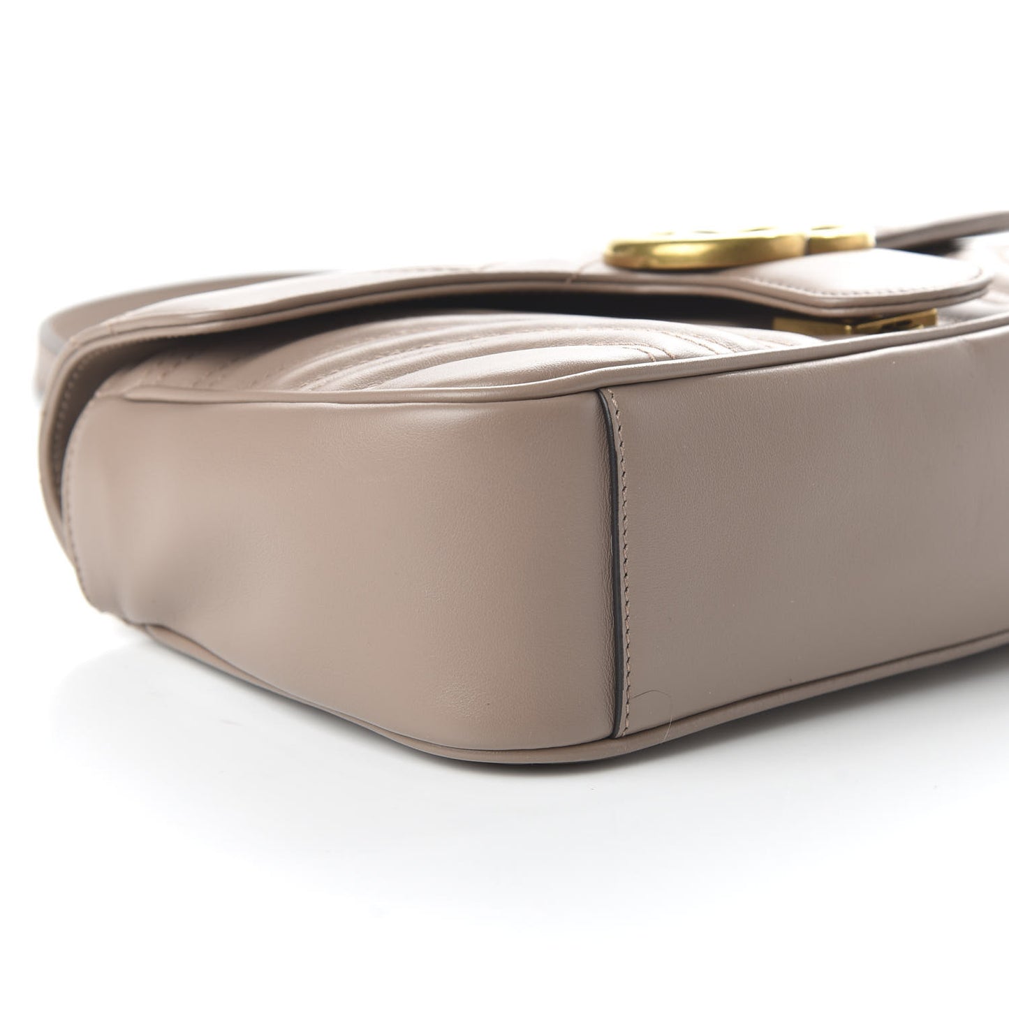 Calfskin Matelasse Small GG Marmont Shoulder Bag Porcelain Rose