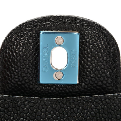 Chanel Caviar Quilted Medium Double Flap Black 8 of 8