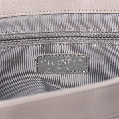 Chanel Washed Lambskin Quilted Medium Chain Around Messenger Grey 5 of 11