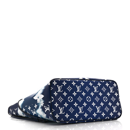 Louis Vuitton Monogram Escale Neverfull MM Blue 4 of 10