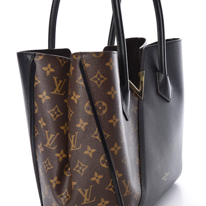 Louis Vuitton Calfskin Monogram Kimono Tote Black 9 of 14
