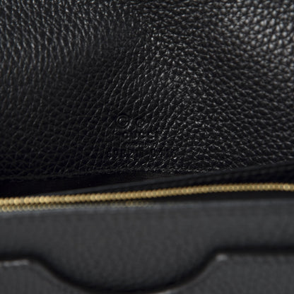 Gucci Pebbled Calfskin Soho Wallet on Chain Black 7 of 9