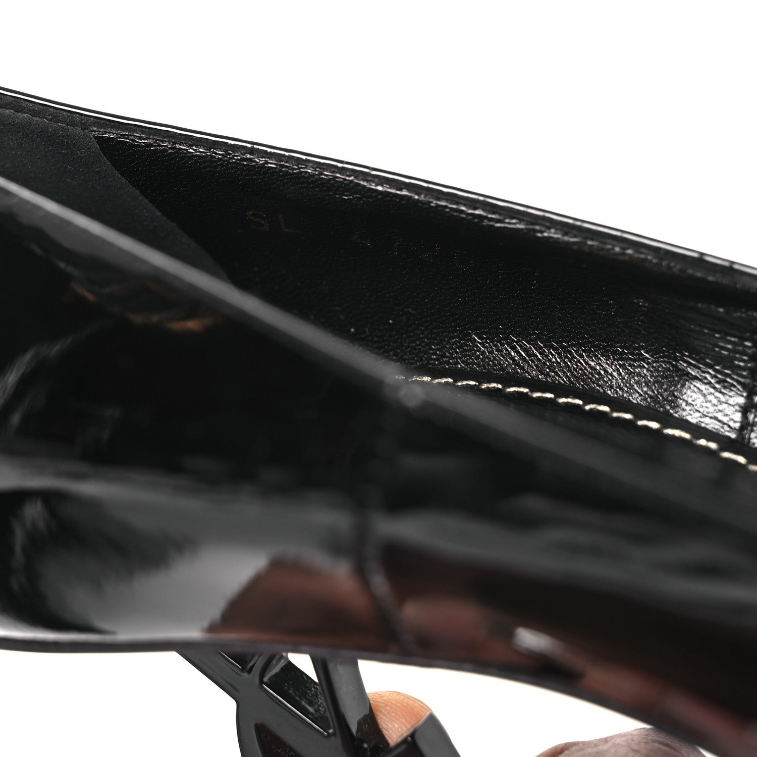 Saint Laurent Patent Opyum 110 Pumps 37 Black 10 of 11