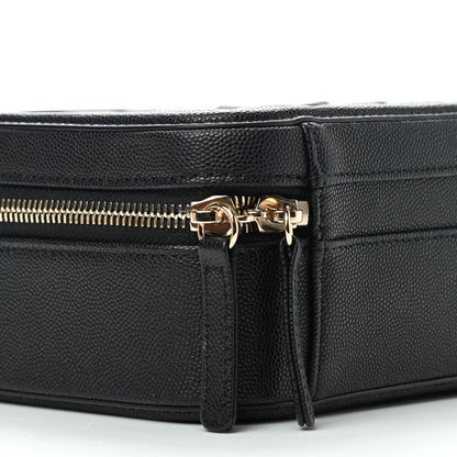 Chanel Caviar Quilted Medium CC Filigree Vanity Case Black 8 of 9