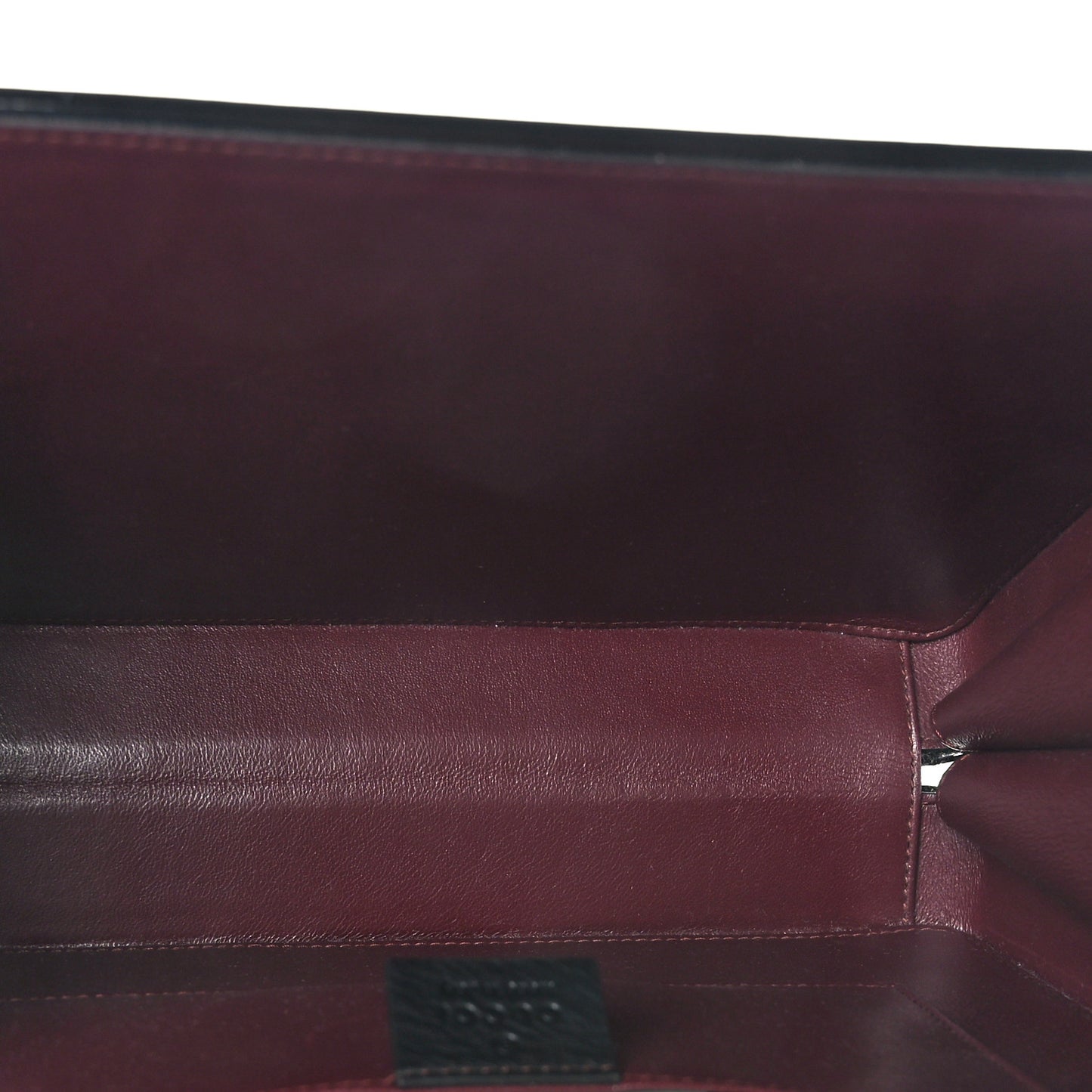 Mousse Top Patent Mini Sylvie 1969 Top Handle Bag Black