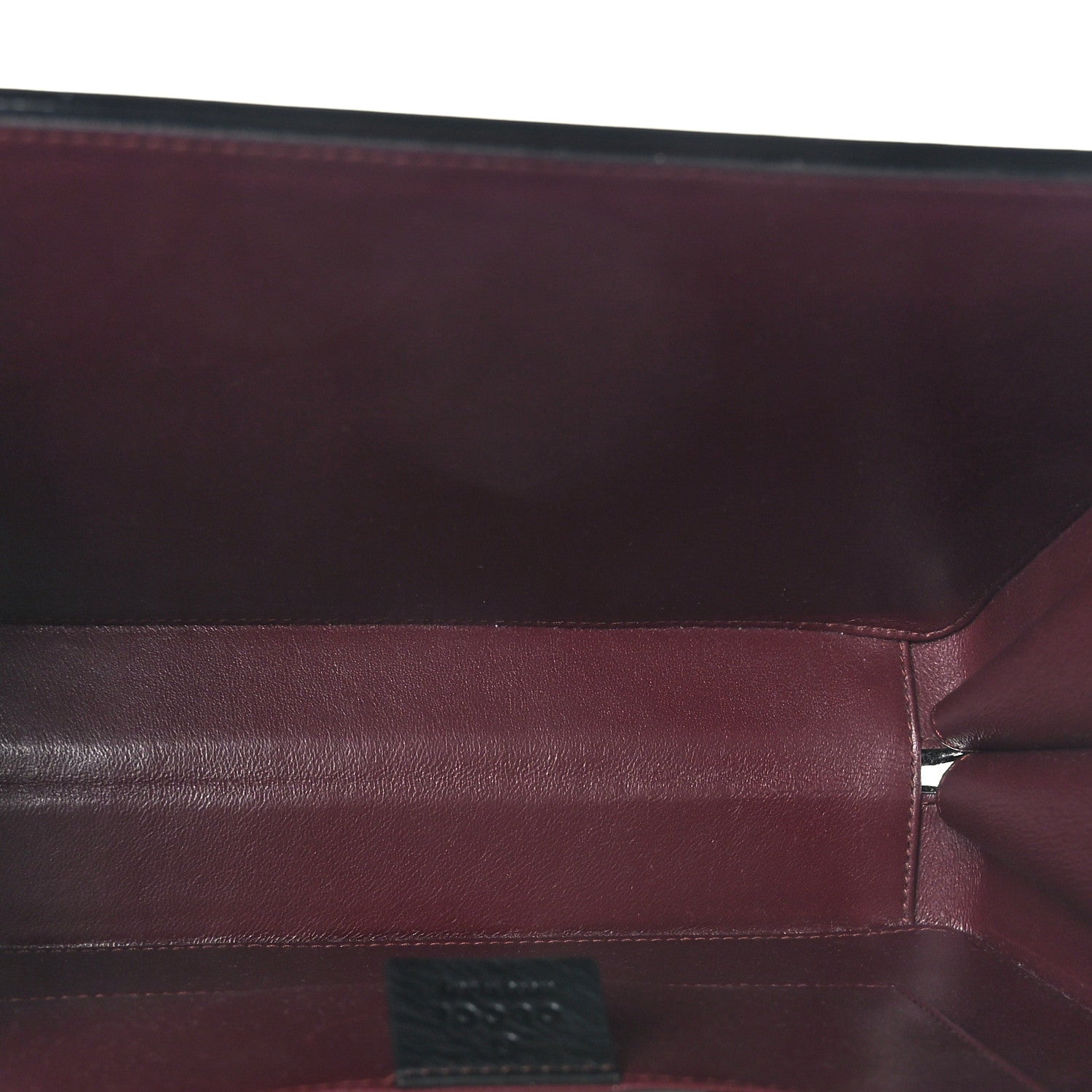 Gucci Mousse Top Patent Mini Sylvie 1969 Top Handle Bag Black 4 of 10