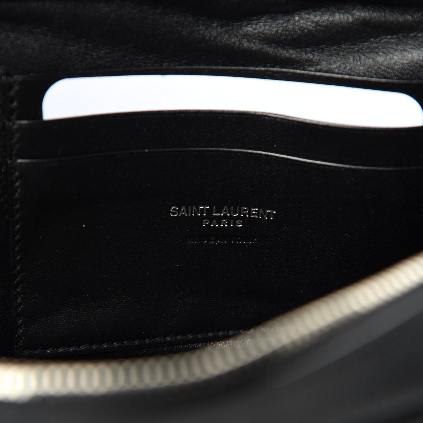Grain De Poudre Matelasse Monogram Mini Lou Camera Bag Black