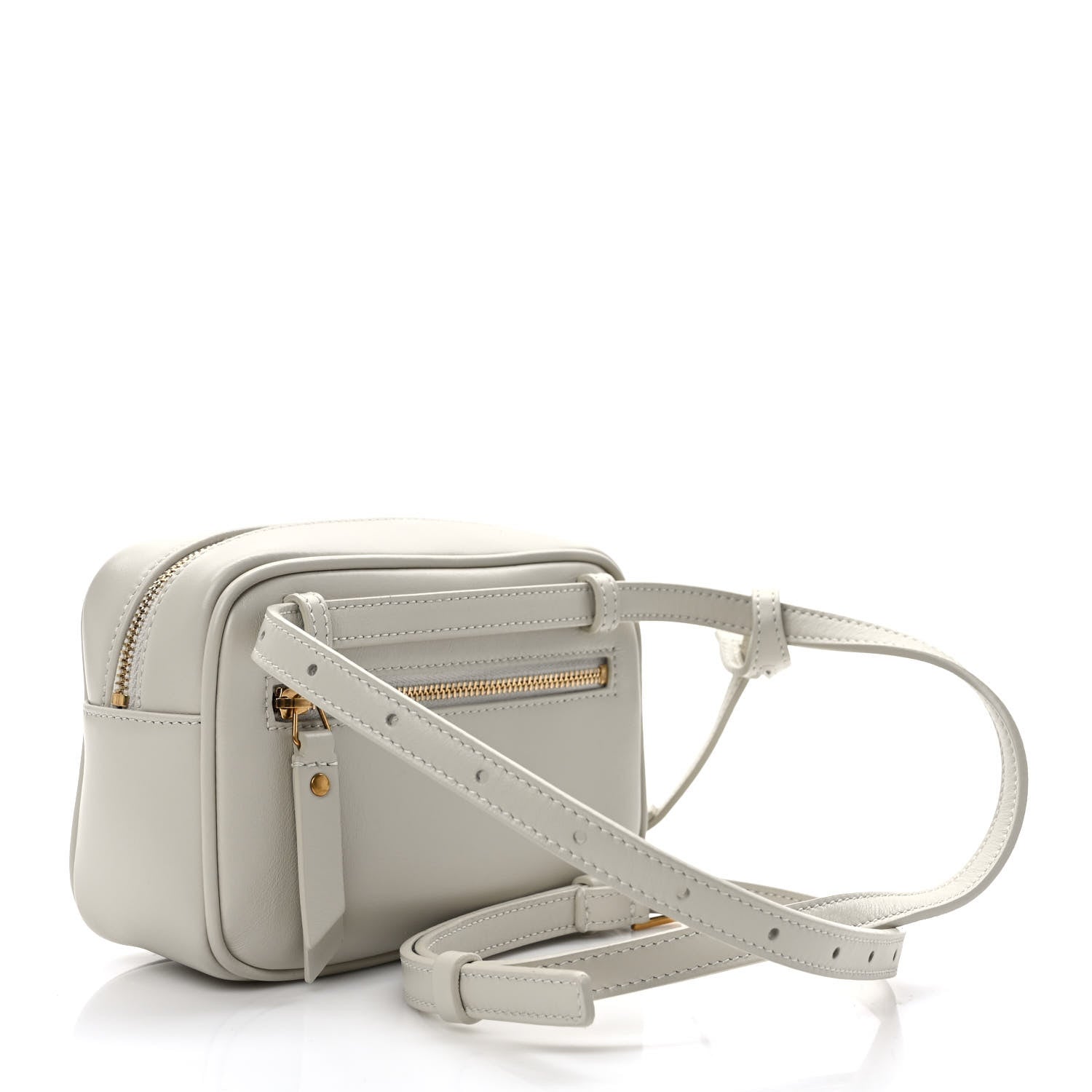 Saint Laurent Calfskin Matelasse Monogram Lou Belt Bag Ivory 3 of 11