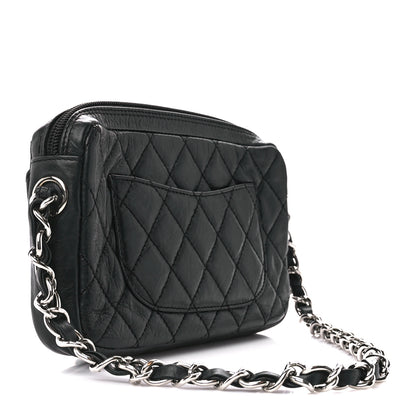 Chanel Aged Calfskin Quilted Cambon Pochette Black 3 of 10
