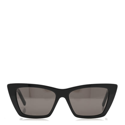 Saint Laurent Acetate Mica Cat Eye Sunglasses SL 276 Black 2 of 8