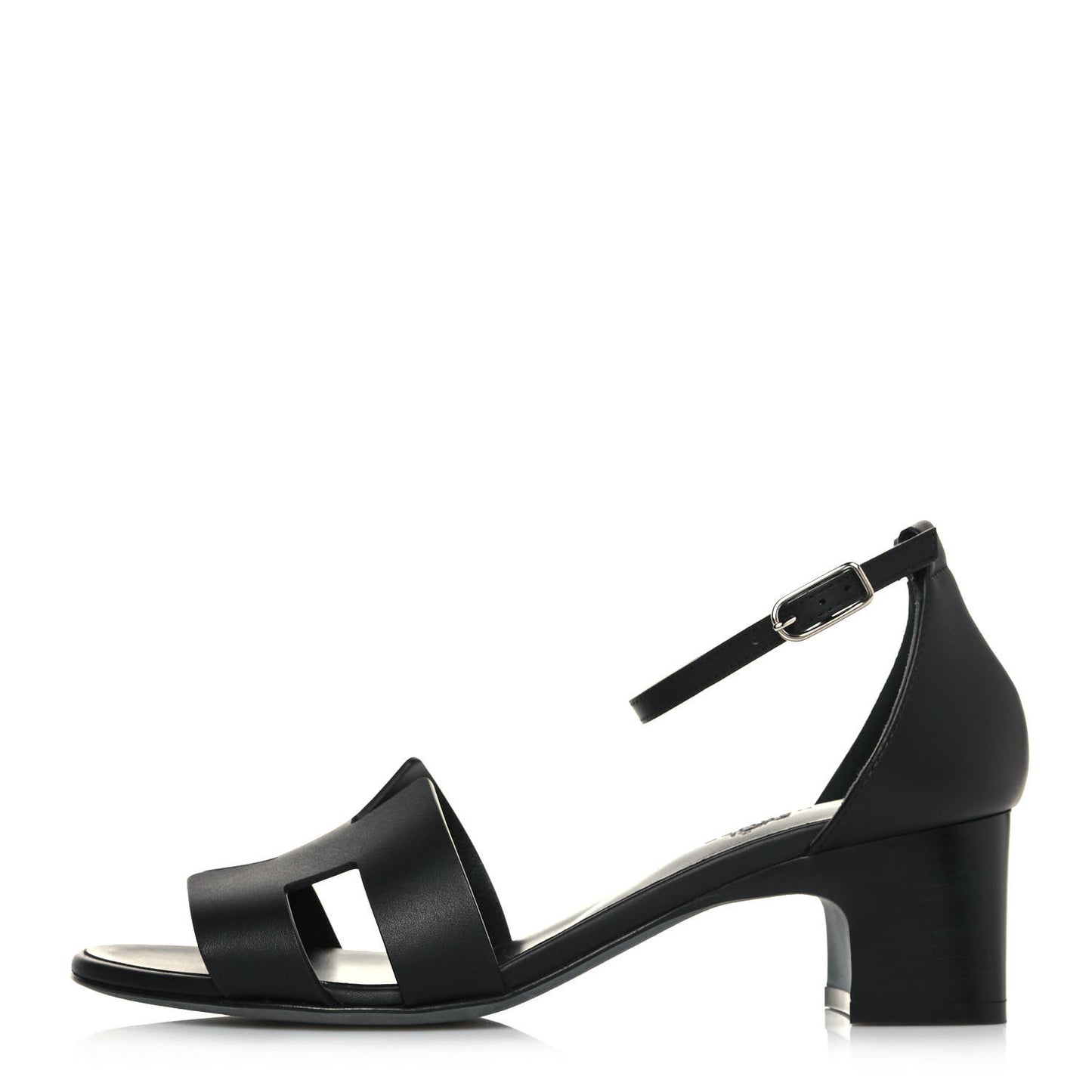 Calfskin Encens 50 Sandals 38.5 Black