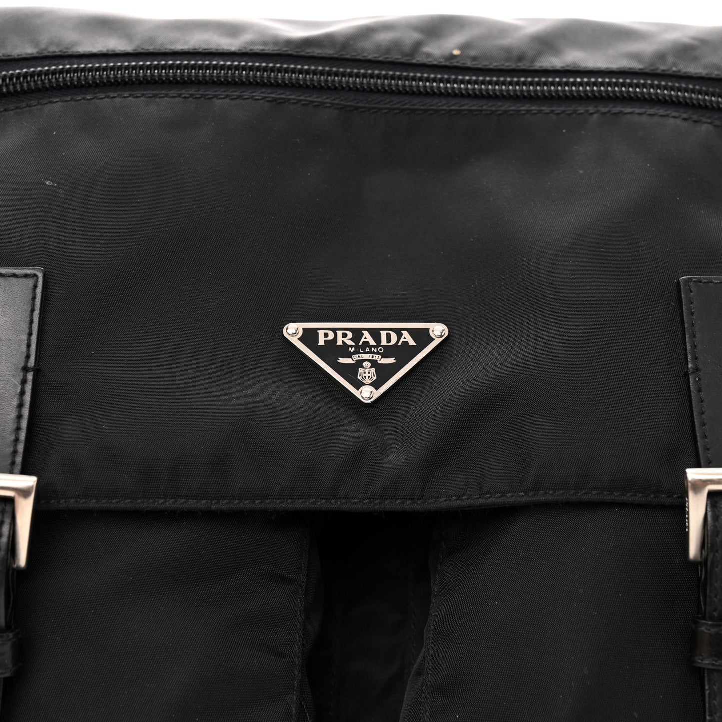 Tessuto Nylon Messenger Bag Black