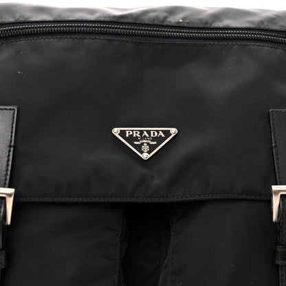 Prada Tessuto Nylon Messenger Bag Black 8 of 15