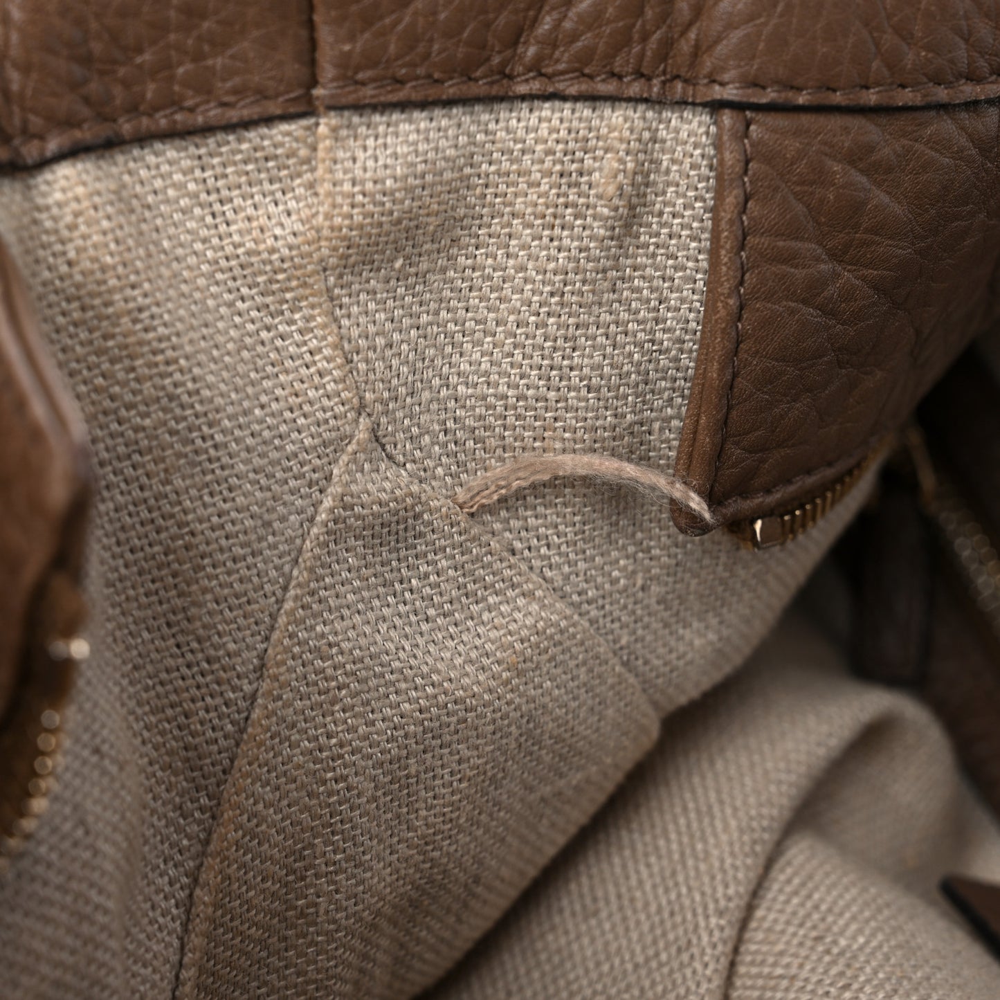 Calfskin Greenwich Medium Shoulder Bag Brown