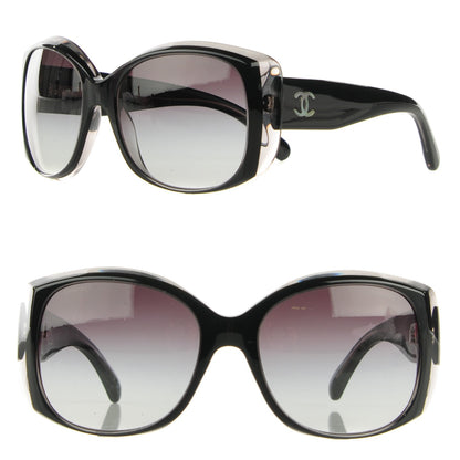 Chanel Mother of Pearl CC Sunglasses 5227-H Black 1 of 6