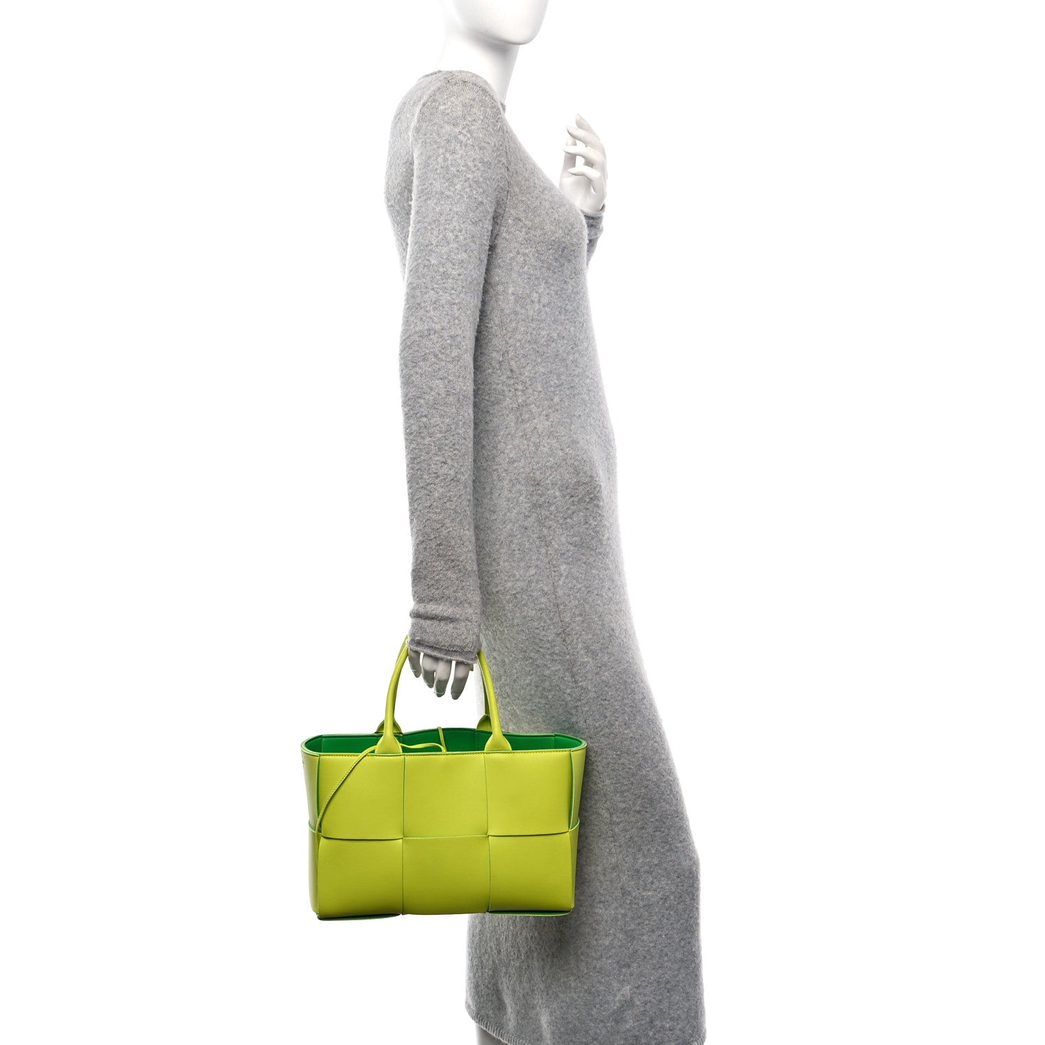 Bottega Veneta Nappa Maxi Intrecciato Small Arco Tote Acid 2 of 10