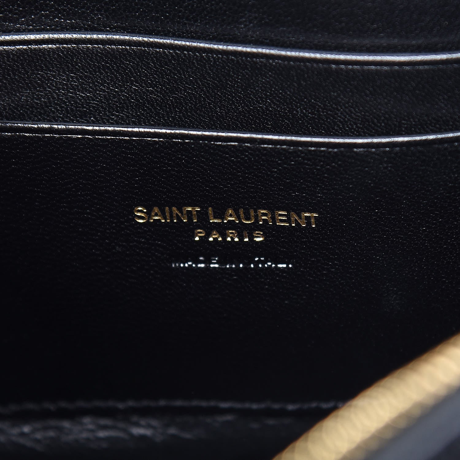 Saint Laurent Grain De Poudre Matelasse Monogram Mini Lou Camera Bag Black 6 of 9