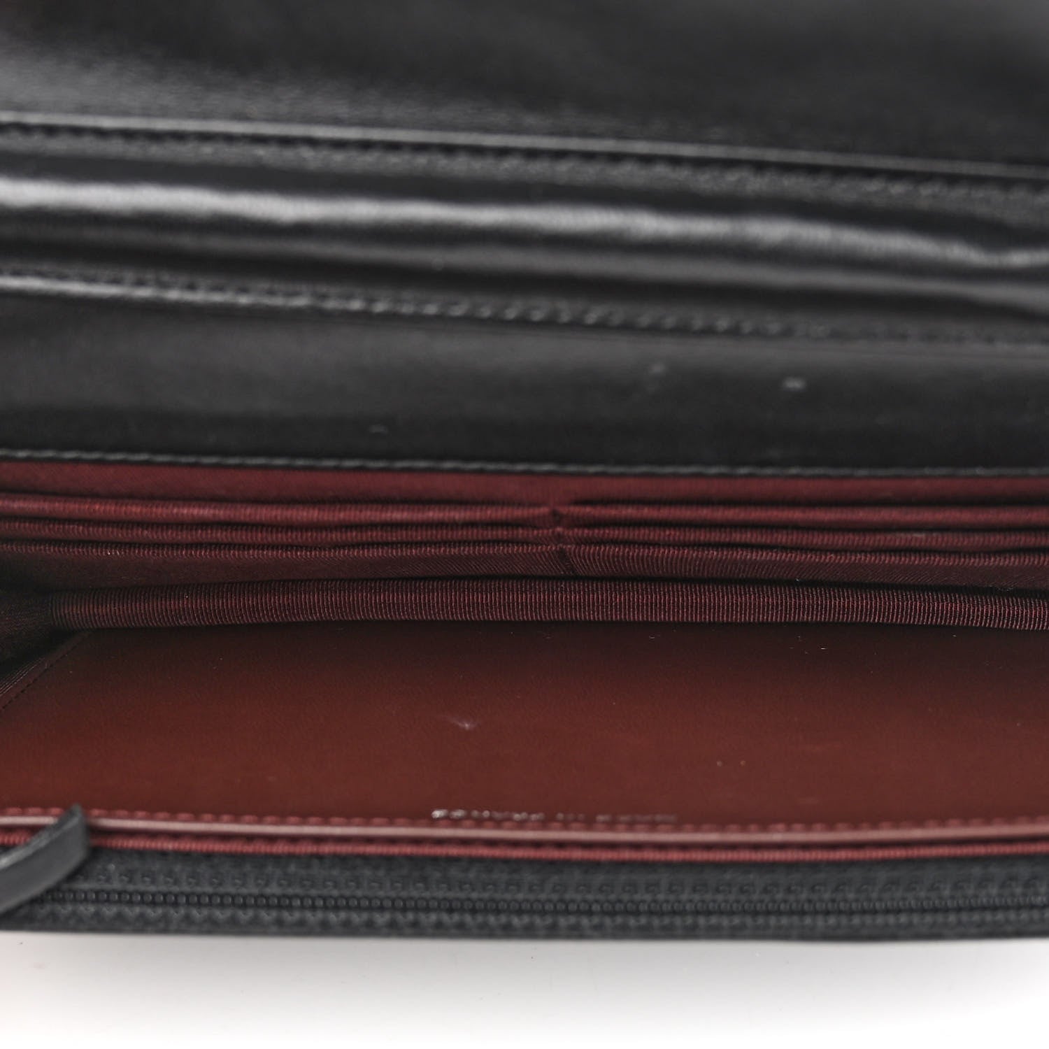 Chanel Lambskin Quilted Wallet On Chain WOC Black 5 of 11