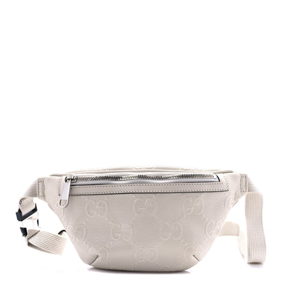 Gucci Calfskin GG Tennis Embossed Belt Bag Mystic White 1 of 9