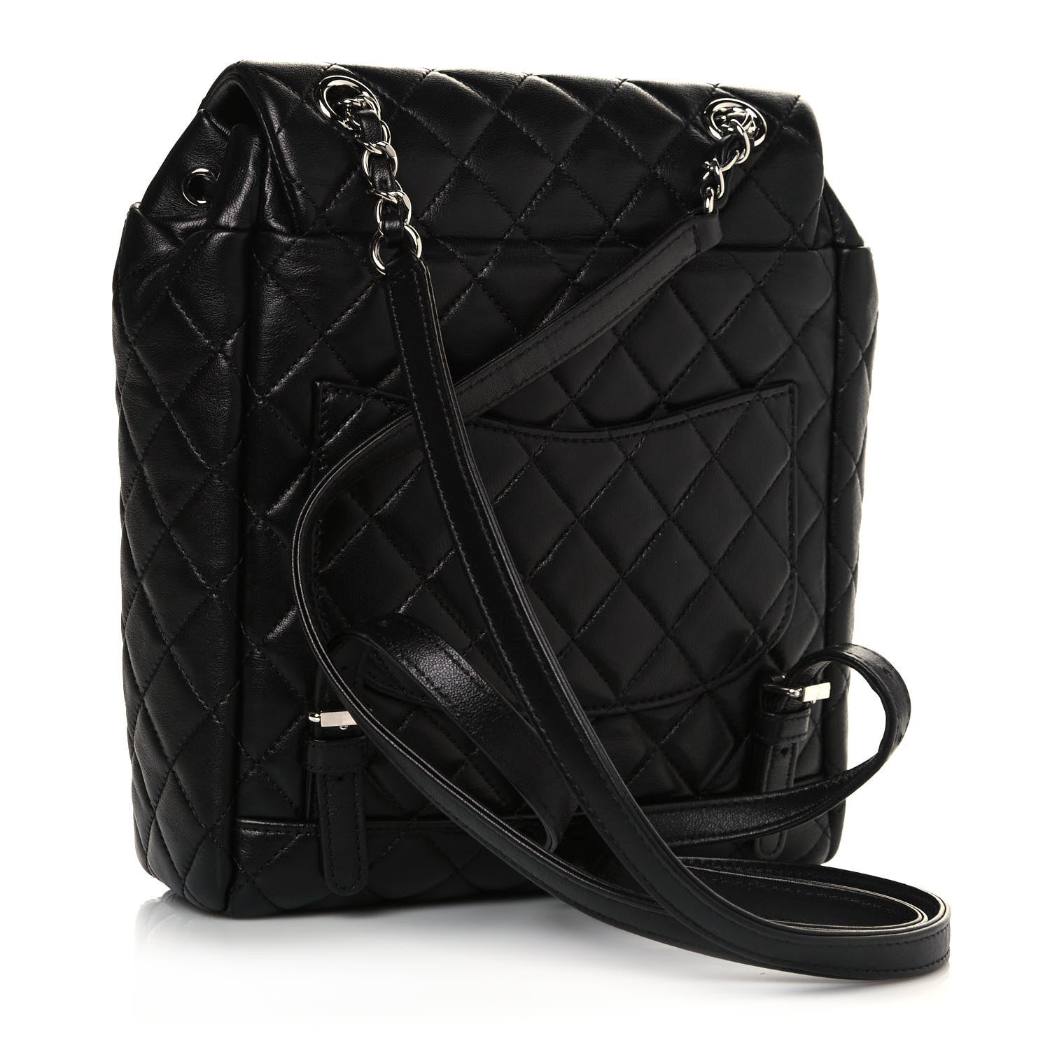 Chanel Lambskin Quilted Small Urban Spirit Backpack Black 3 of 12